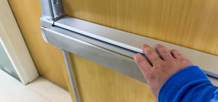 Installing a Push Bar on a Door Lake Jackson